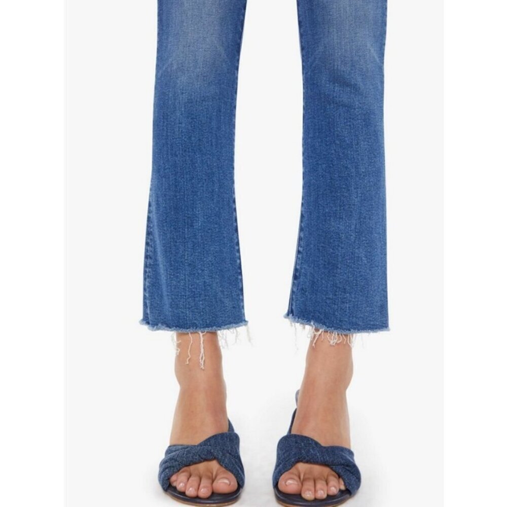 💕MOTHER💕 The Hustler Ankle Fray Jeans ~ Grasping At Straws 31 NWOT - Picture 8 of 16